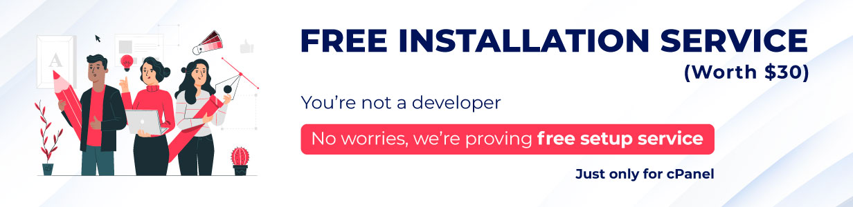 Free installation service